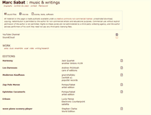 Tablet Screenshot of marcsabat.com